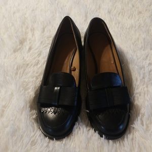 Zara Woman Black Loafers - Worn once.